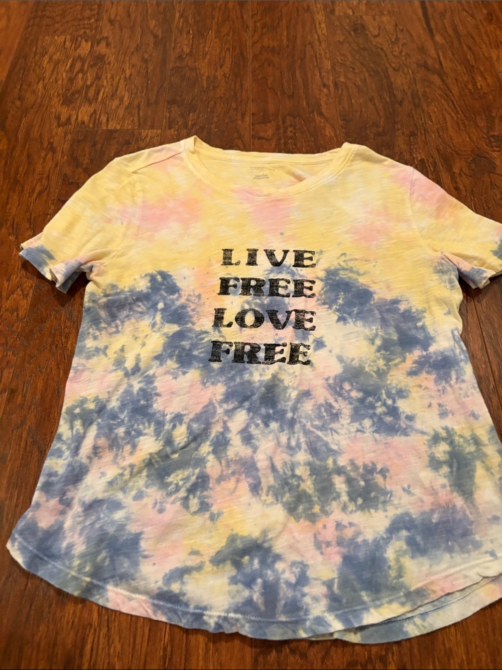 Anthropologie tie dye short sleeve tee